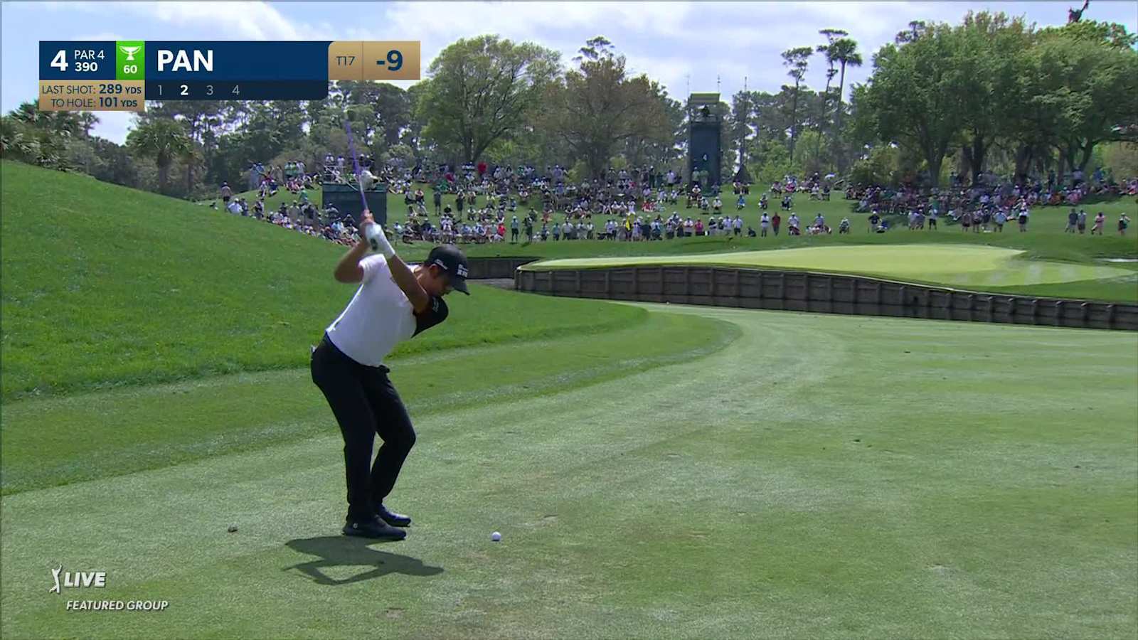 C.T. Pan uses ridge to set up birdie at THE PLAYERS