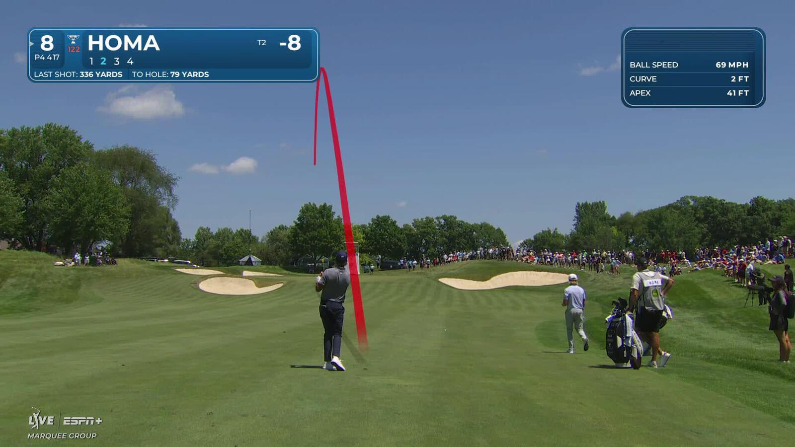 Max Homa makes birdie on No. 8 at John Deere