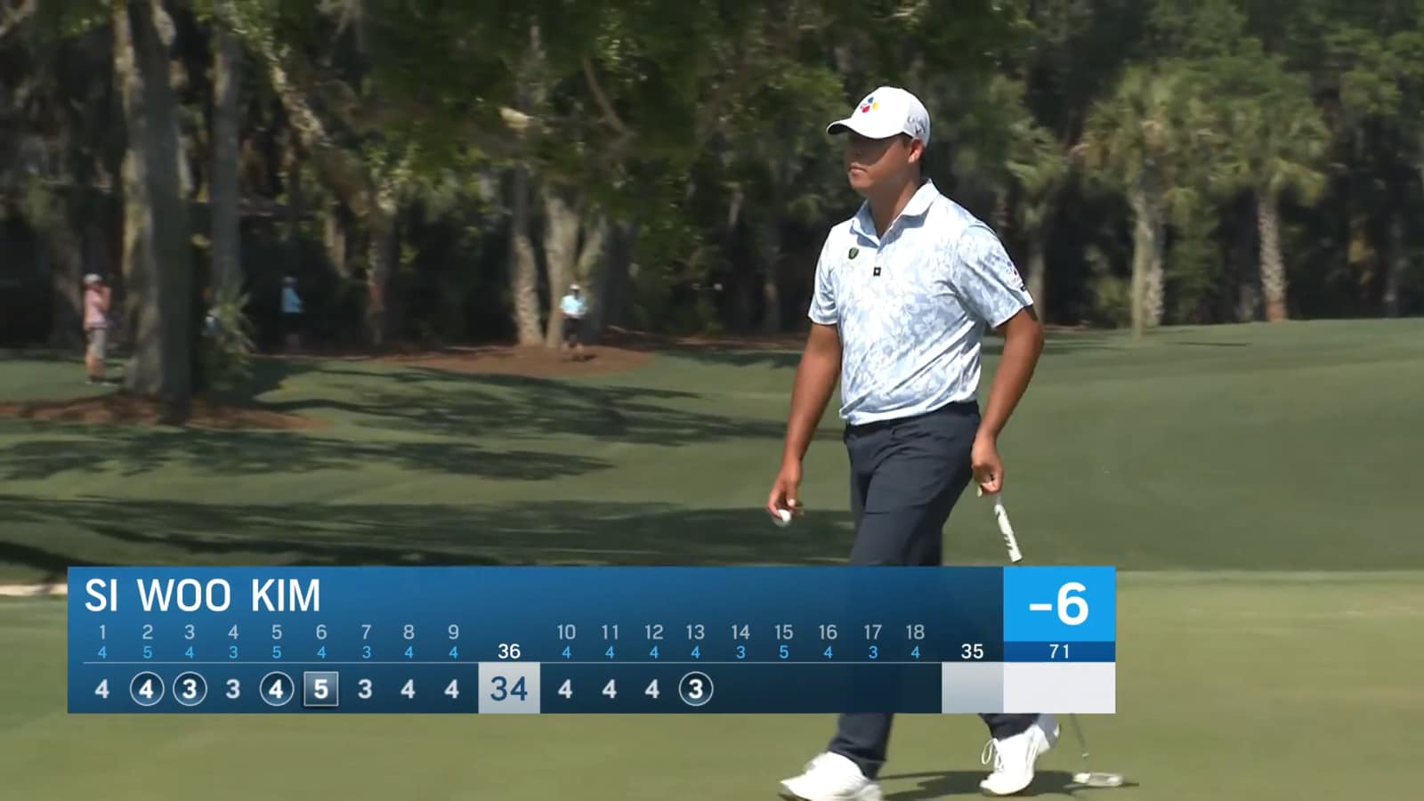 Si Woo Kim makes birdie on No. 13 at RBC Heritage
