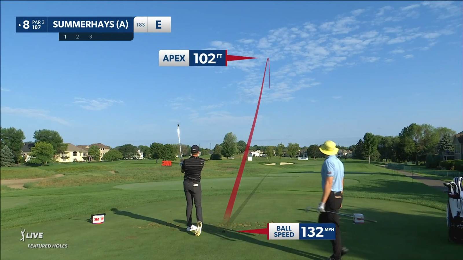 Preston Summerhays uses quality tee shot to set up birdie at 3M Open