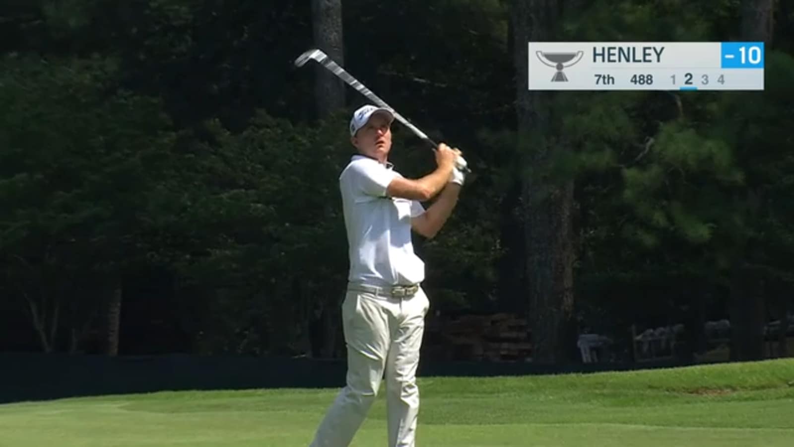 Russell Henley makes birdie on No. 7 at TOUR Championship