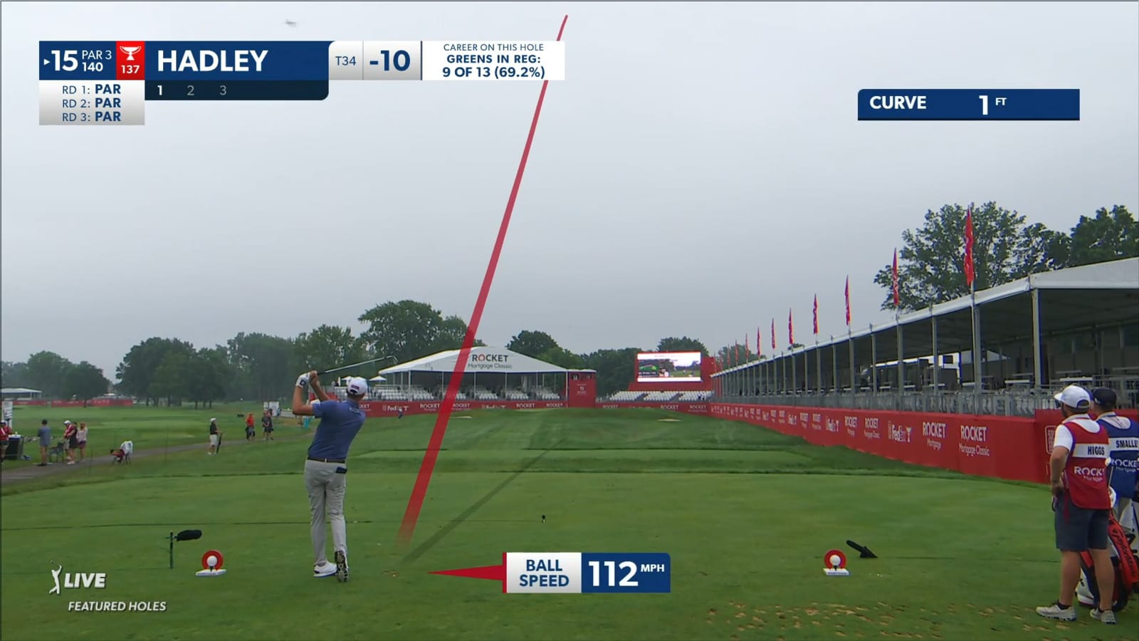 Chesson Hadley's beautiful near ace at Rocket Mortgage