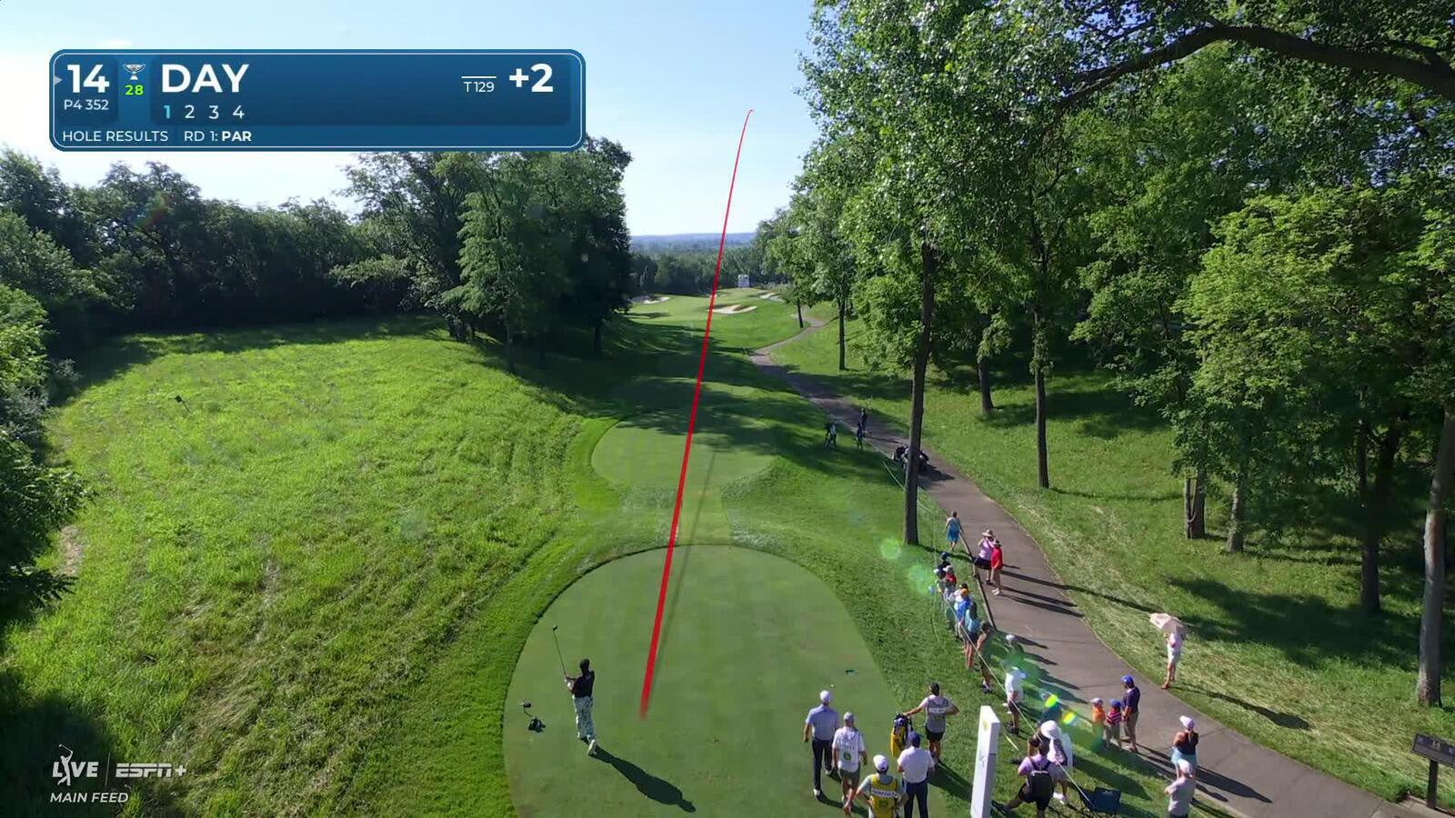 Jason Day makes birdie on No. 14 at John Deere