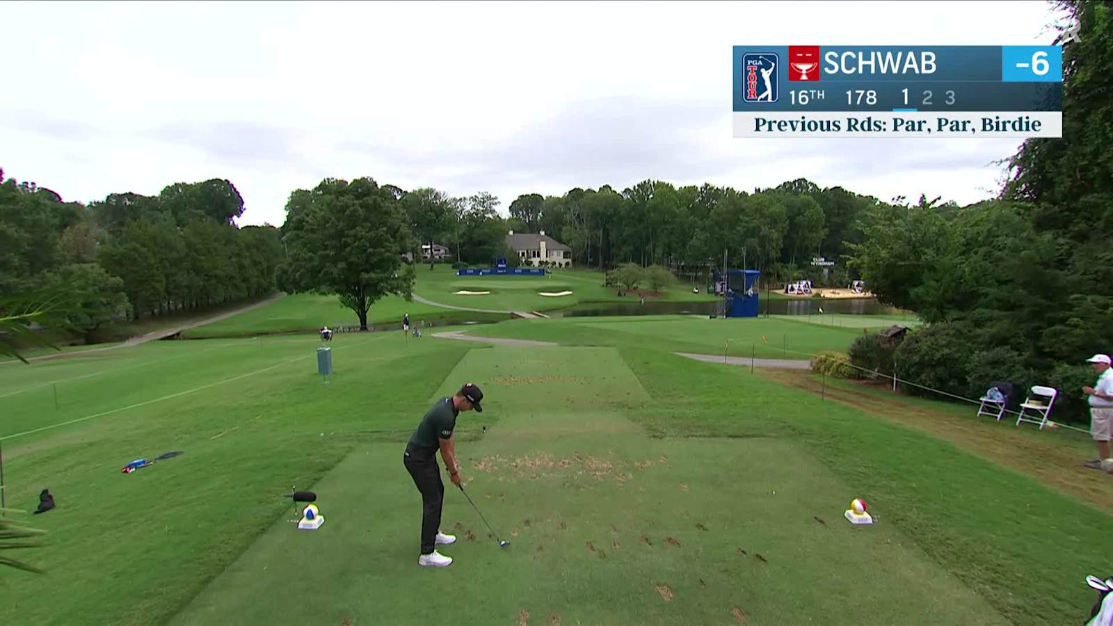 Matthias Schwab nearly aces No. 16 in Round 4 at Wyndham