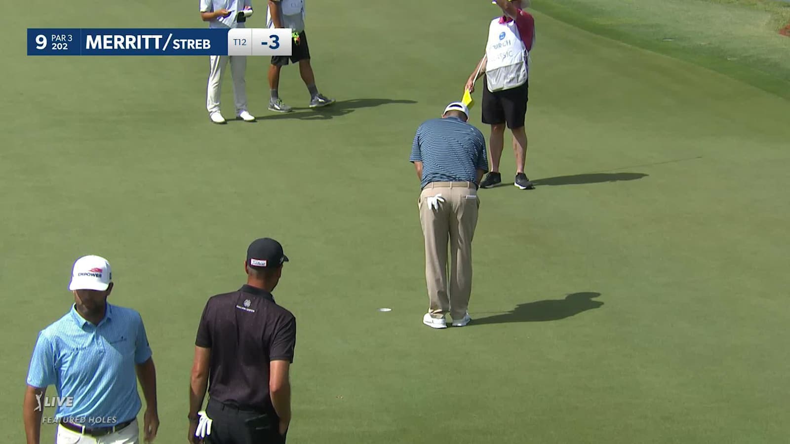 John Huh nearly aces No. 9 at Zurich Classic