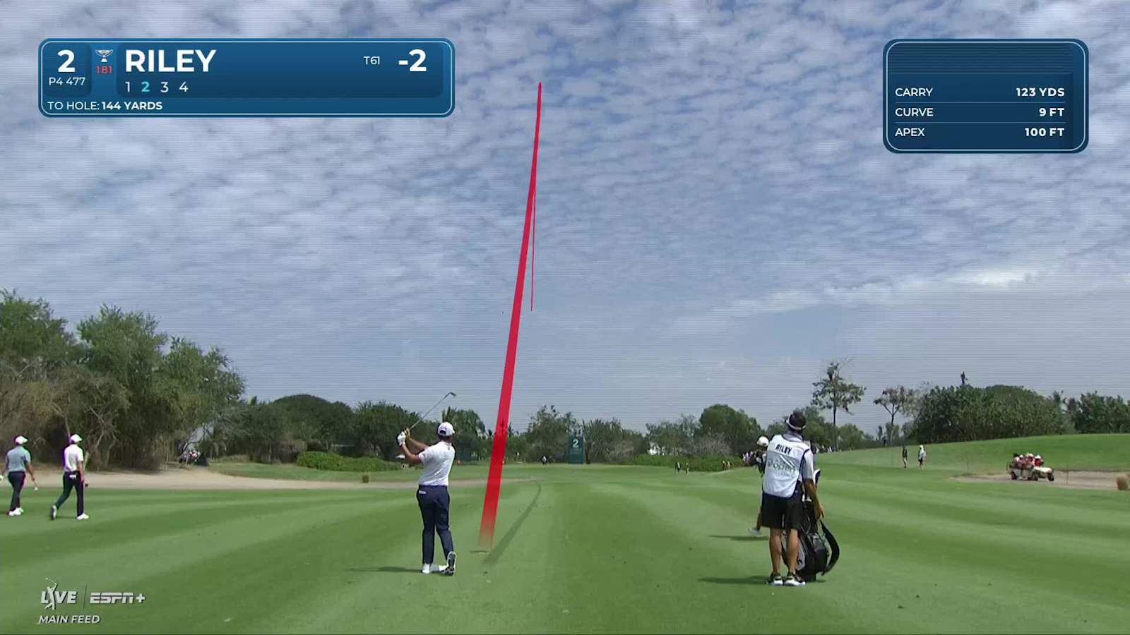 Davis Riley sticks approach shot to set up birdie at Mexico Open