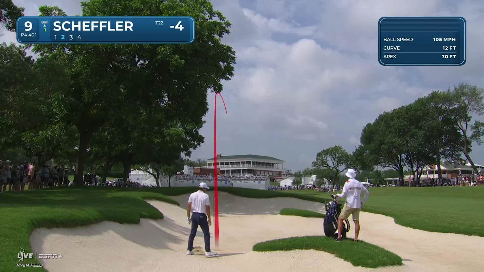 Scottie Scheffler birdies to make the turn in 31 at Charles Schwab