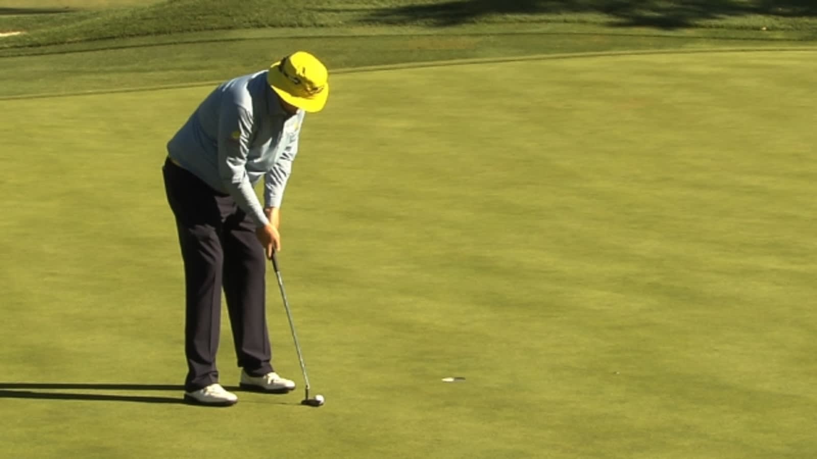 Jarrod Lyle lips out on No. 13 at Frys.com