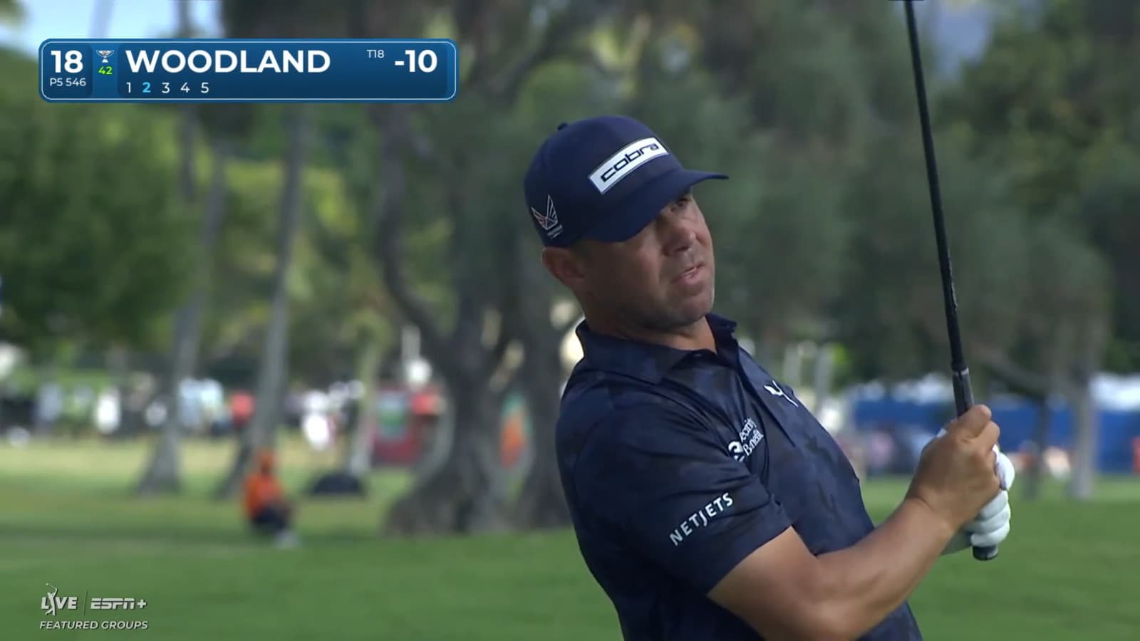 Gary Woodland finds green in two and cards birdie at Sony Open