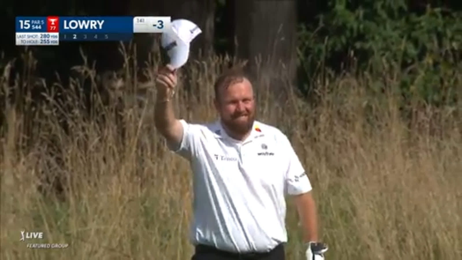 Shane Lowry's wild birdie from off the grandstands at Wyndham