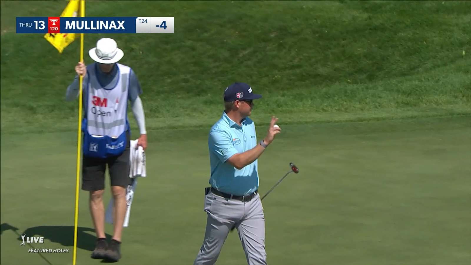 Trey Mullinax' great distance control leads to birdie at 3M Open