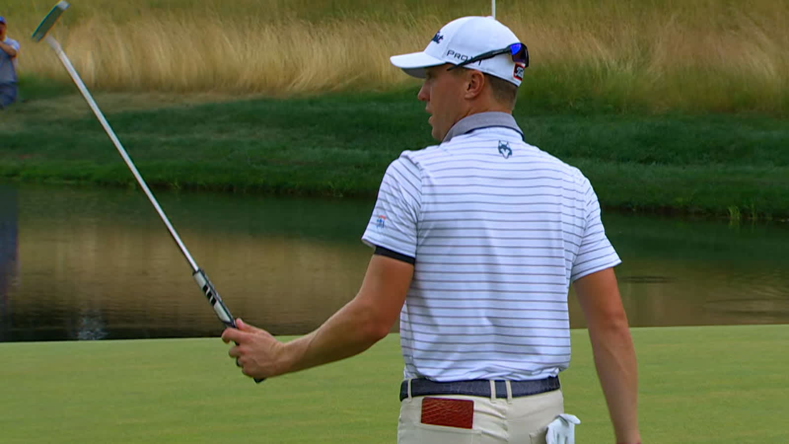 Justin Thomas’ 35-foot eagle from off the green is the Shot of the Day