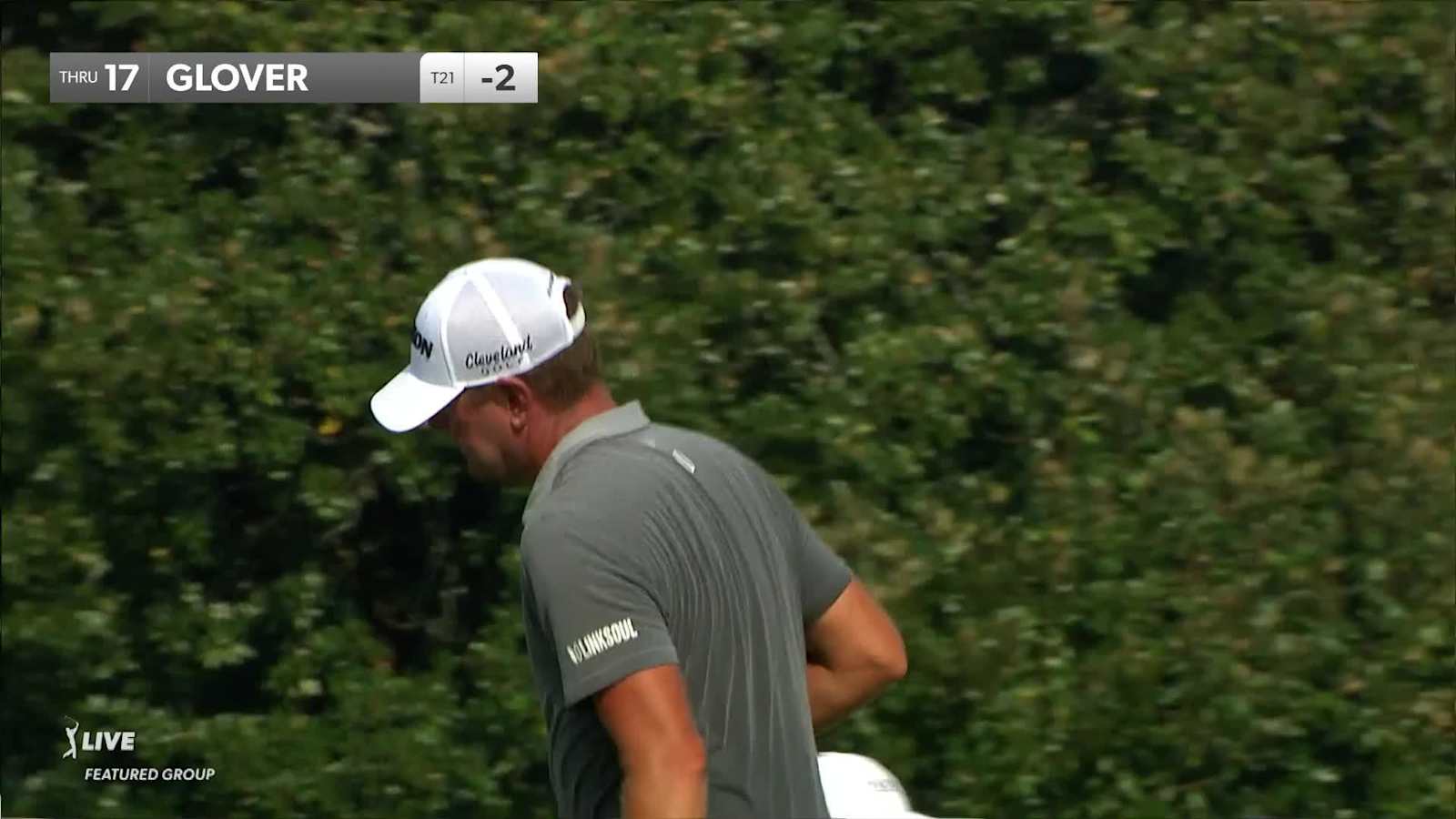 Lucas Glover makes birdie on No. 17 at TOUR Championship