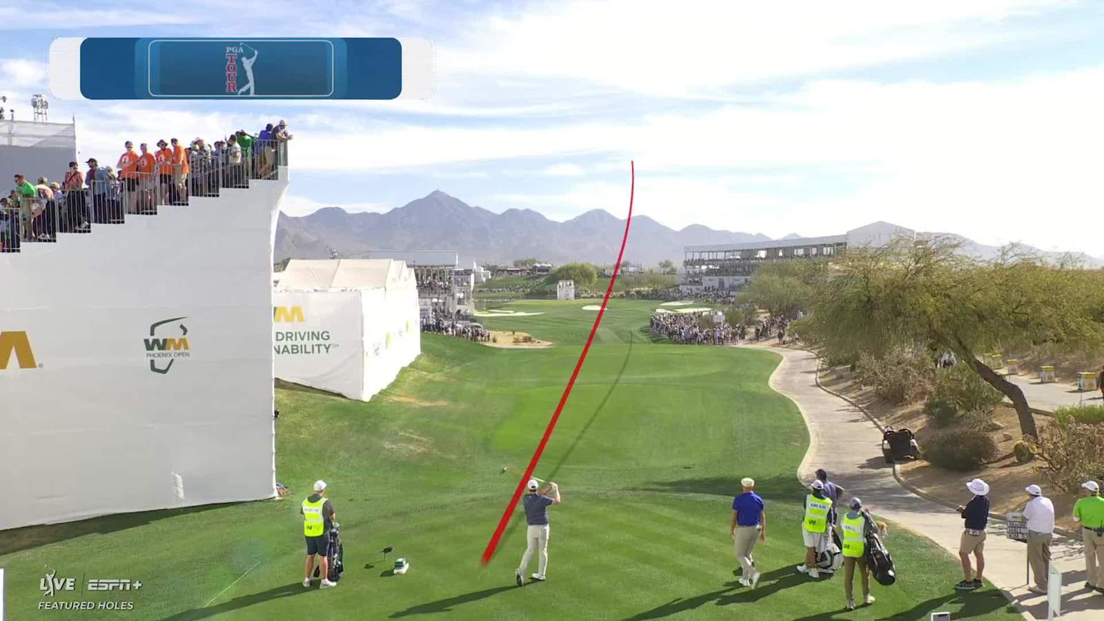 Robert MacIntyre's solid tee shot leads to birdie at WM Phoenix Open
