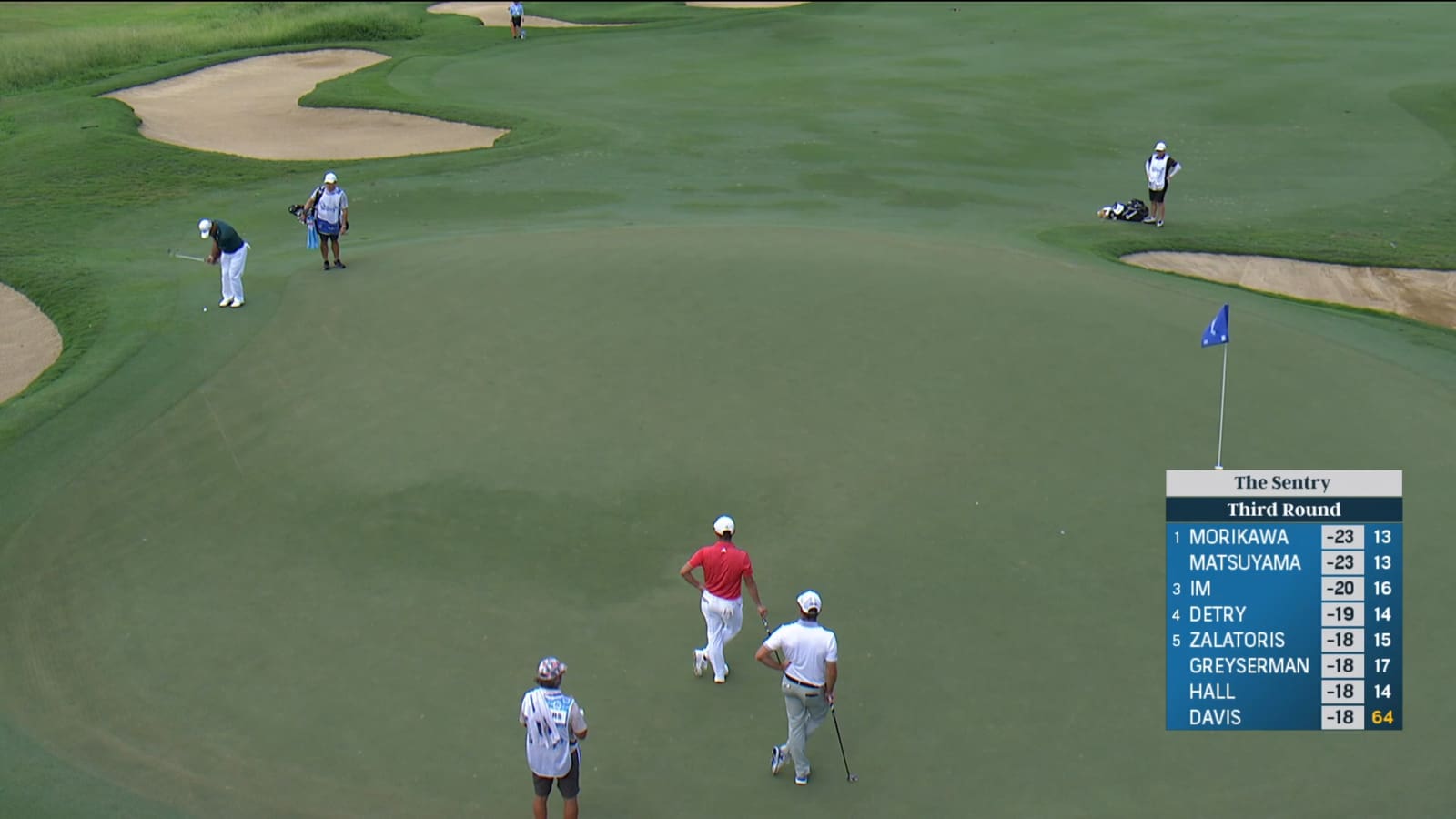 Hideki Matsuyama's saucy chip shot results in birdie at The Sentry