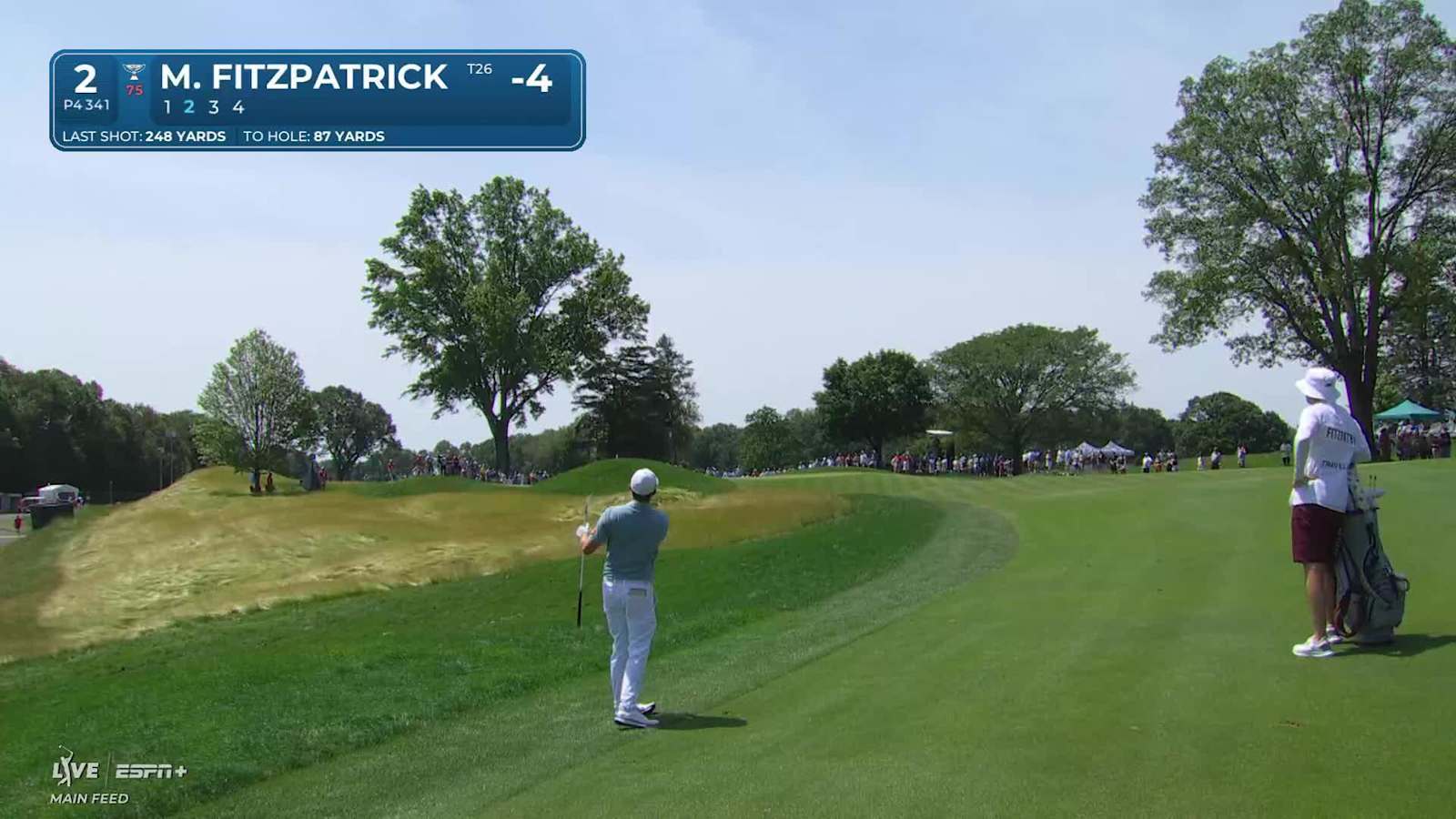 Matt Fitzpatrick makes birdie on No. 2 at Travelers