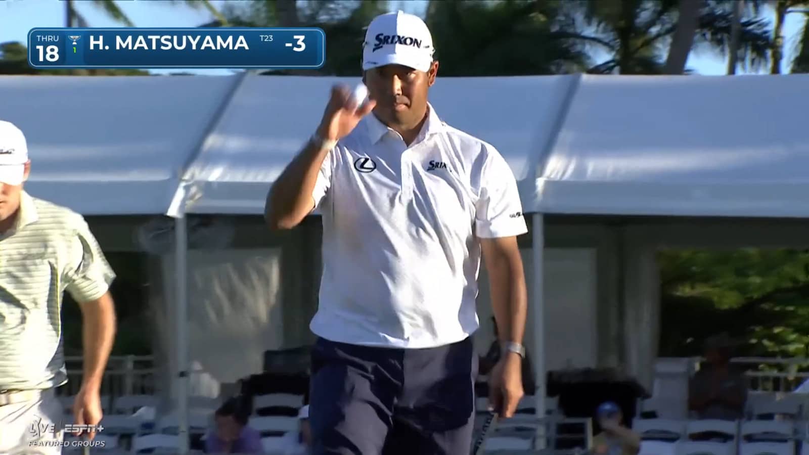 Hideki Matsuyama finishes day with hard-fought birdie at Sony Open
