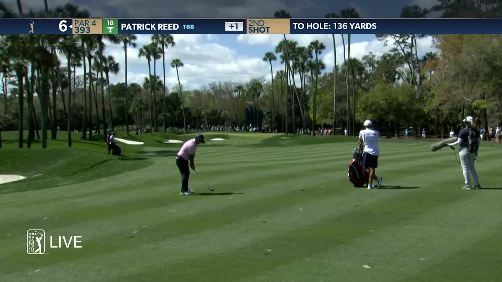 Patrick Reed uses nice approach to set up birdie at THE PLAYERS