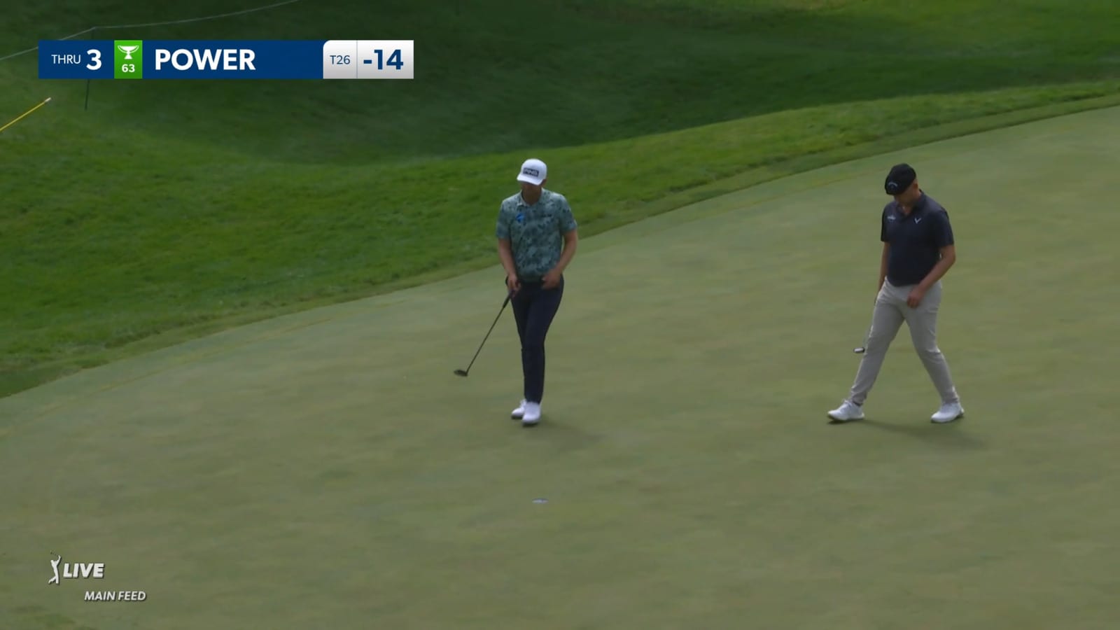 Seamus Power rolls in 16-footer for birdie at John Deere