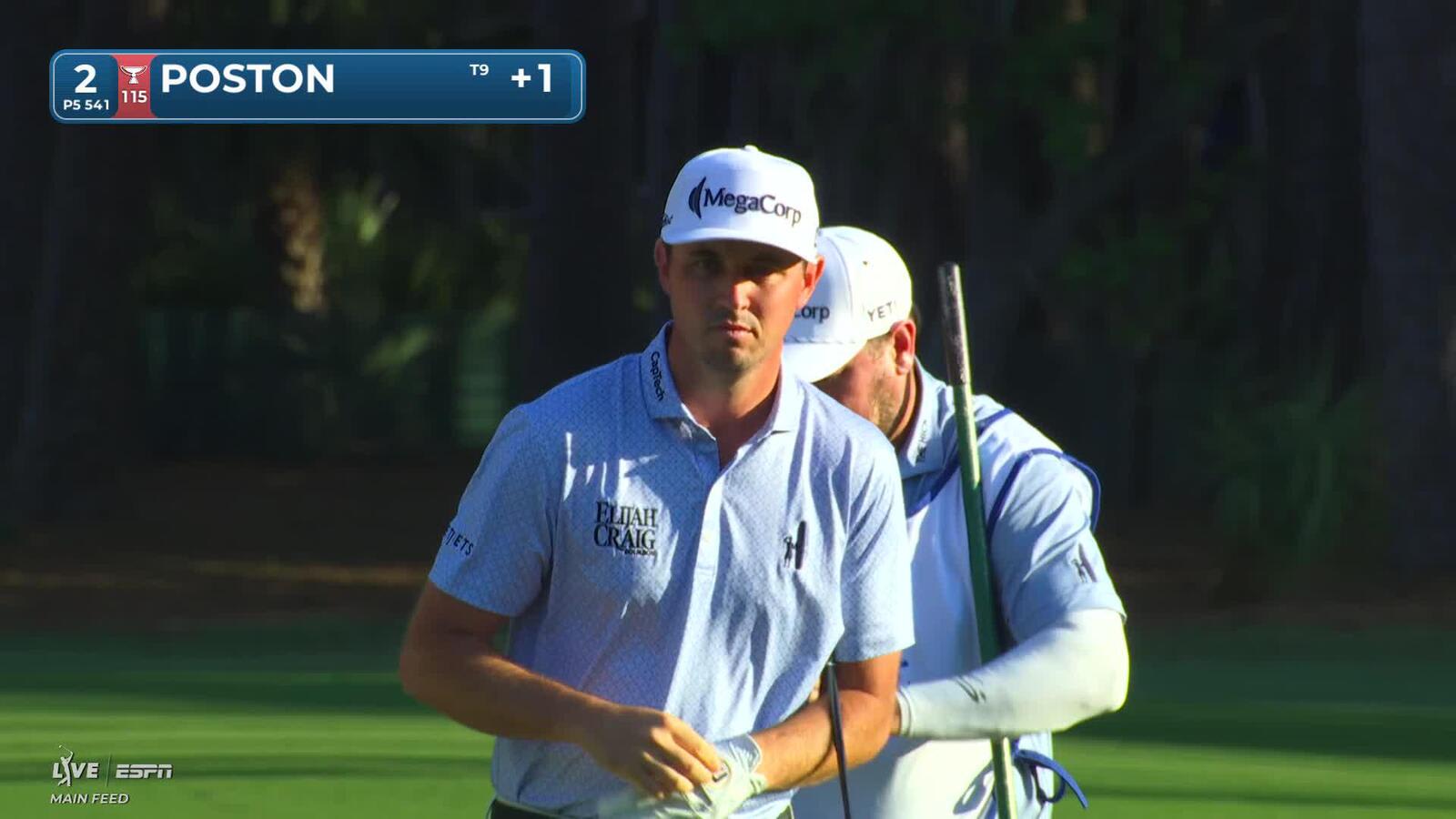 J.T. Poston makes birdie on No. 2 at RBC Heritage