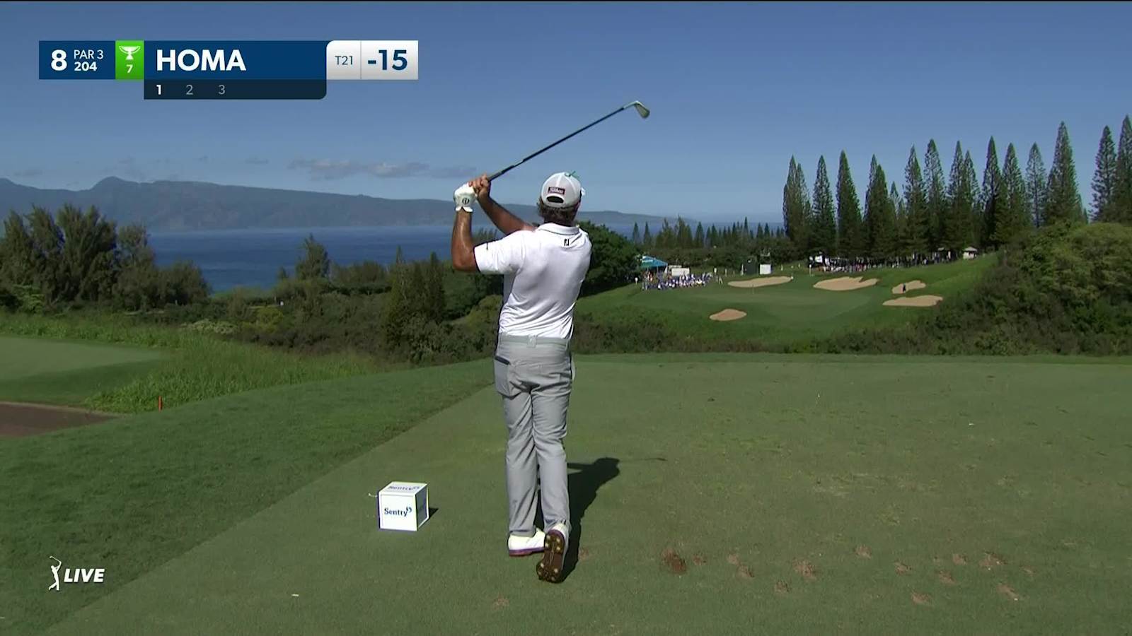 Max Homa dials in tee shot to set up birdie at Sentry