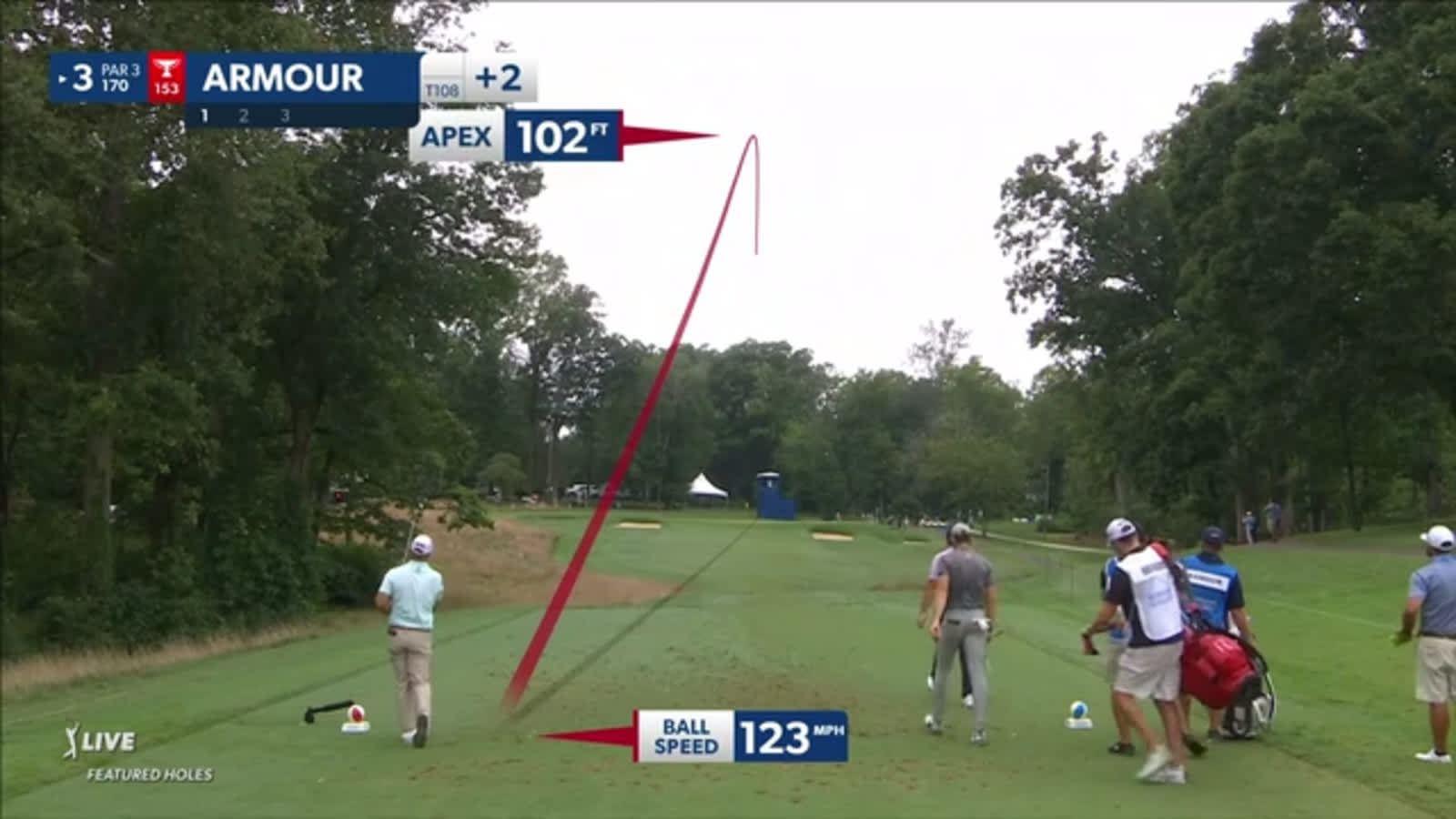 Ryan Armour sticks tee shot to 6 feet, setting up birdie at Wyndham