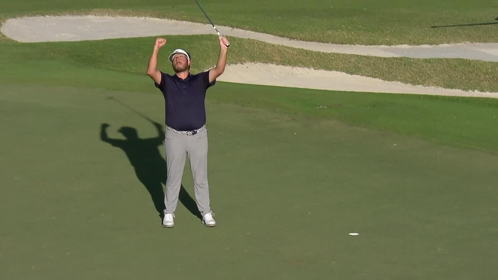 Taylor Dickson sinks par putt to win The Bahamas Golf Classic