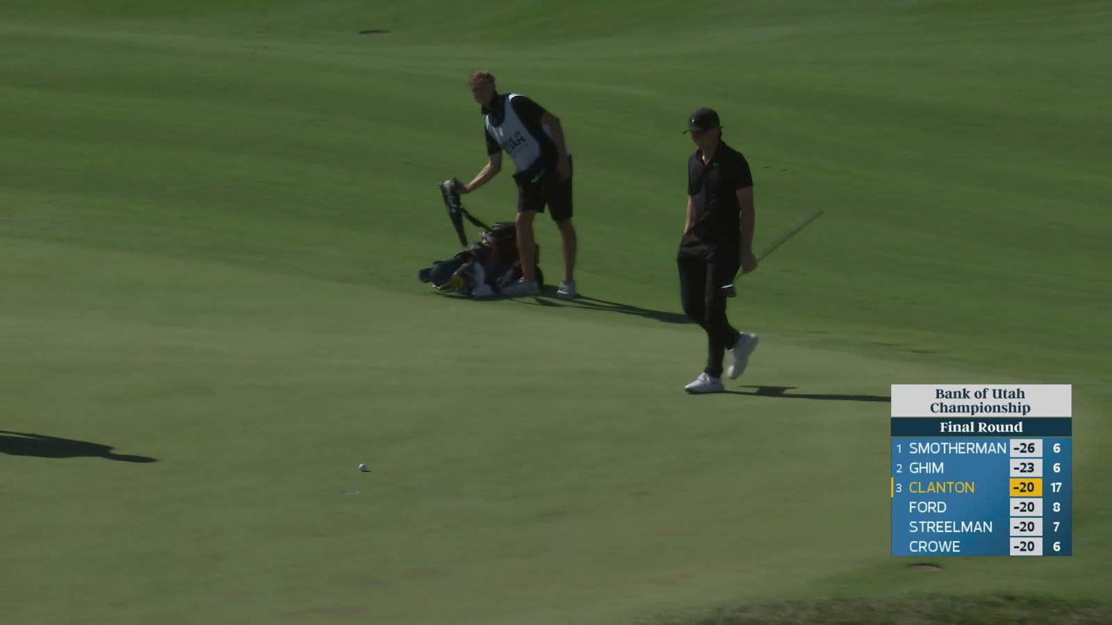Luke Clanton reaches par-5 No. 18 in two, makes birdie at Bank of Utah