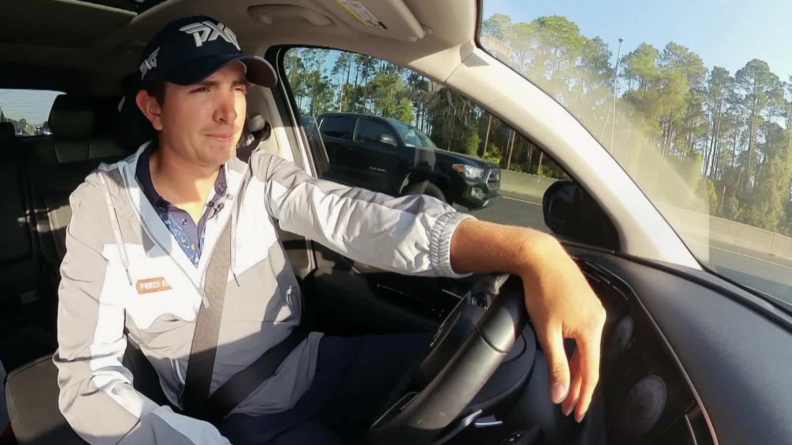 Riding into TPC Sawgrass with Nico Echavarria for THE PLAYERS