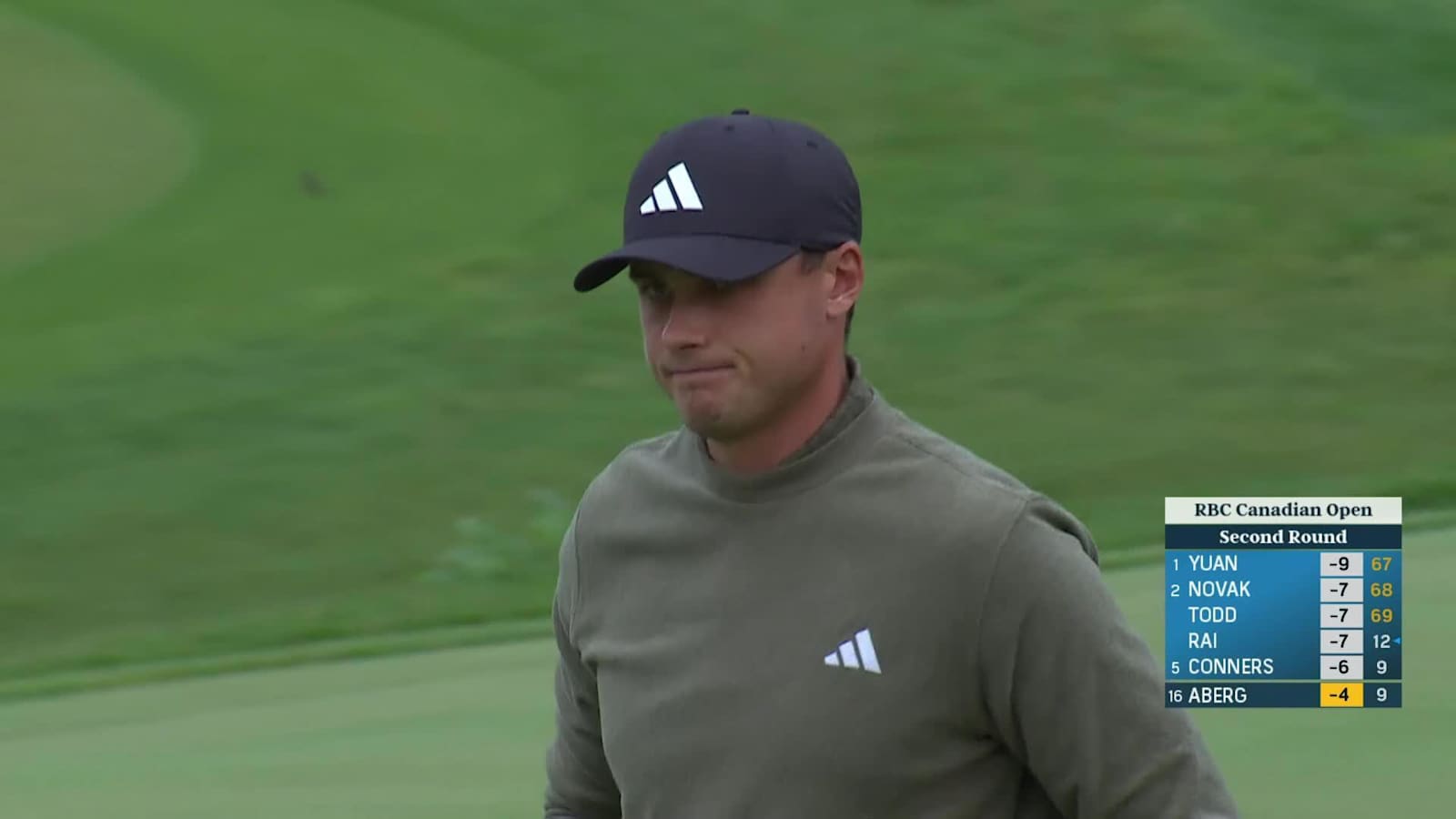 Ludvig Aberg cards third straight birdie at RBC Canadian