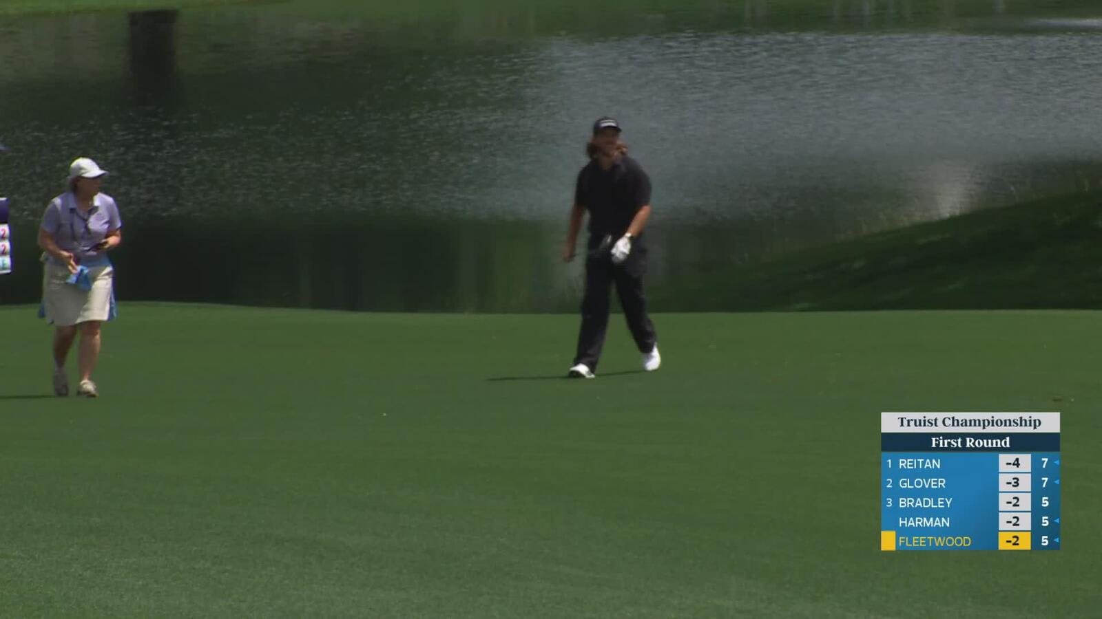 Tommy Fleetwood reaches par-5 No. 15 in two, makes birdie at Truist Championship