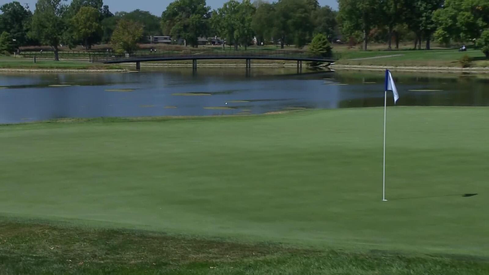 Billy Tom Sargent makes birdie on No. 8 at Nationwide Children's