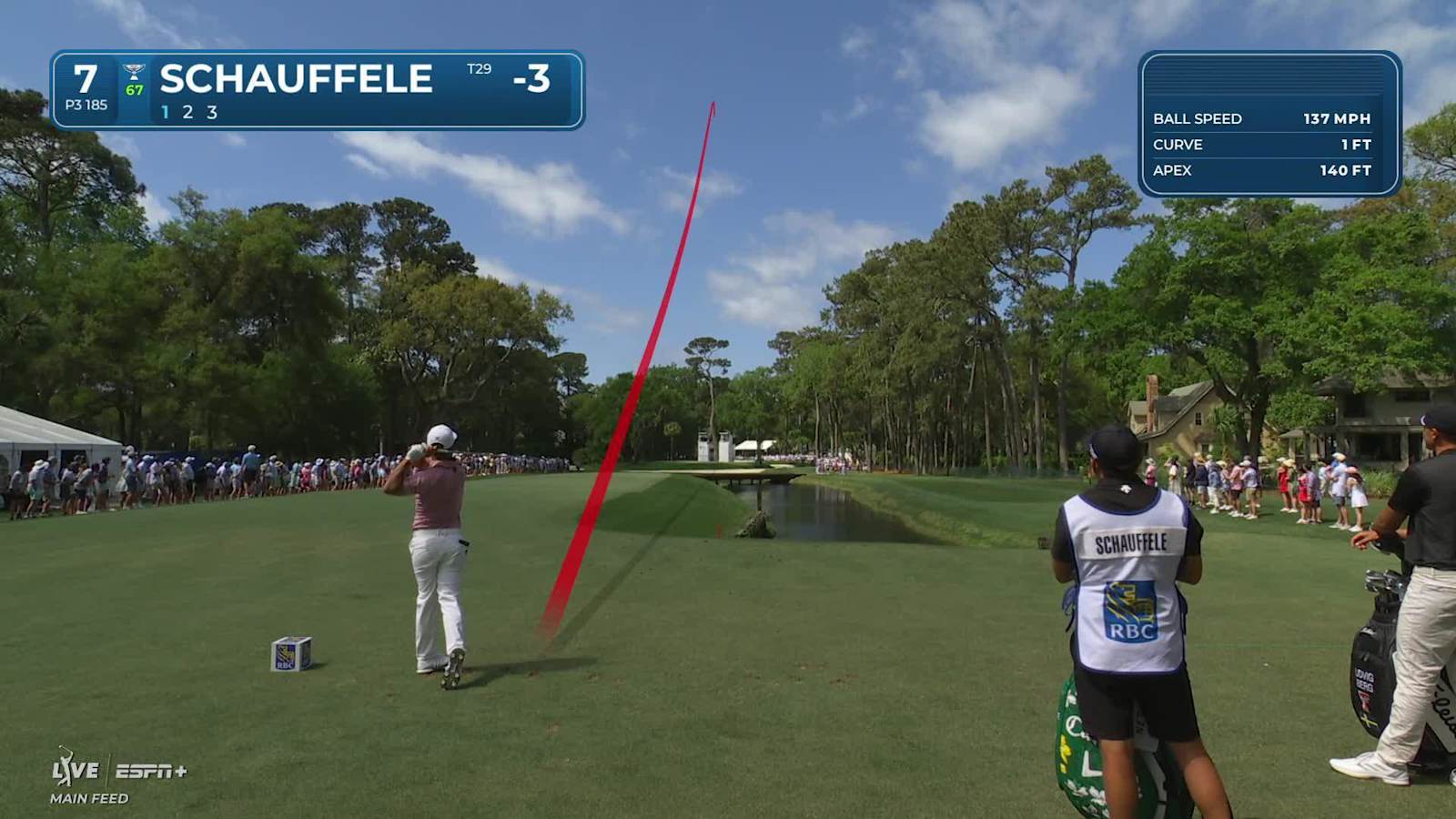 Xander Schauffele's quality tee shot leads to birdie at RBC Heritage