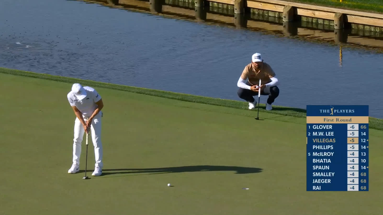Camilo Villegas converts birdie at THE PLAYERS