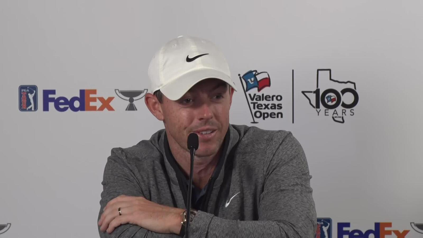 Rory McIlroy on his recent practice round at Augusta National