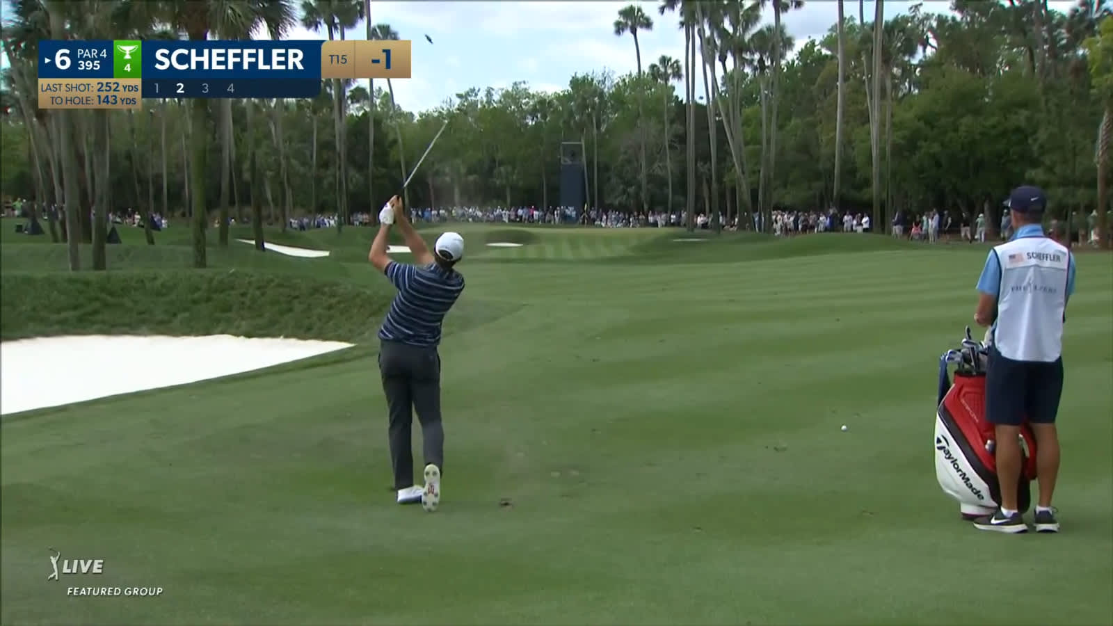 Scottie Scheffler sticks pitching wedge to yield birdie at THE PLAYERS