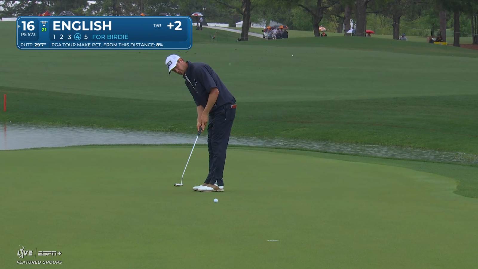 Harris English drains 29-footer for birdie at Houston Open