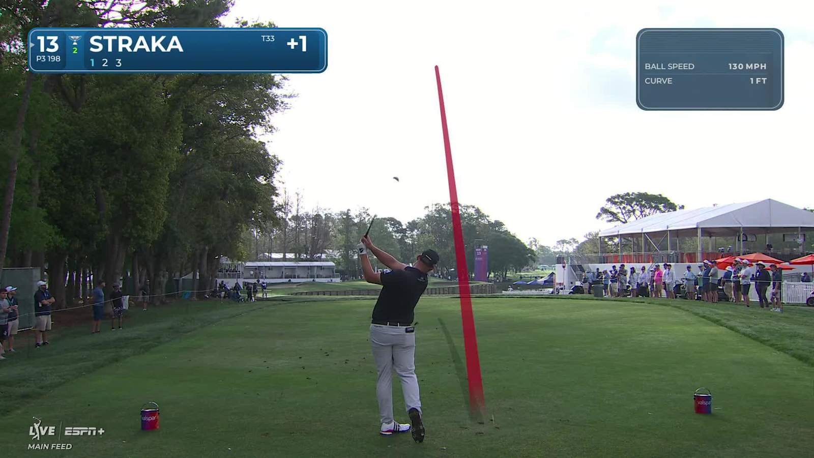 Sepp Straka buries 43-footer for birdie at Valspar