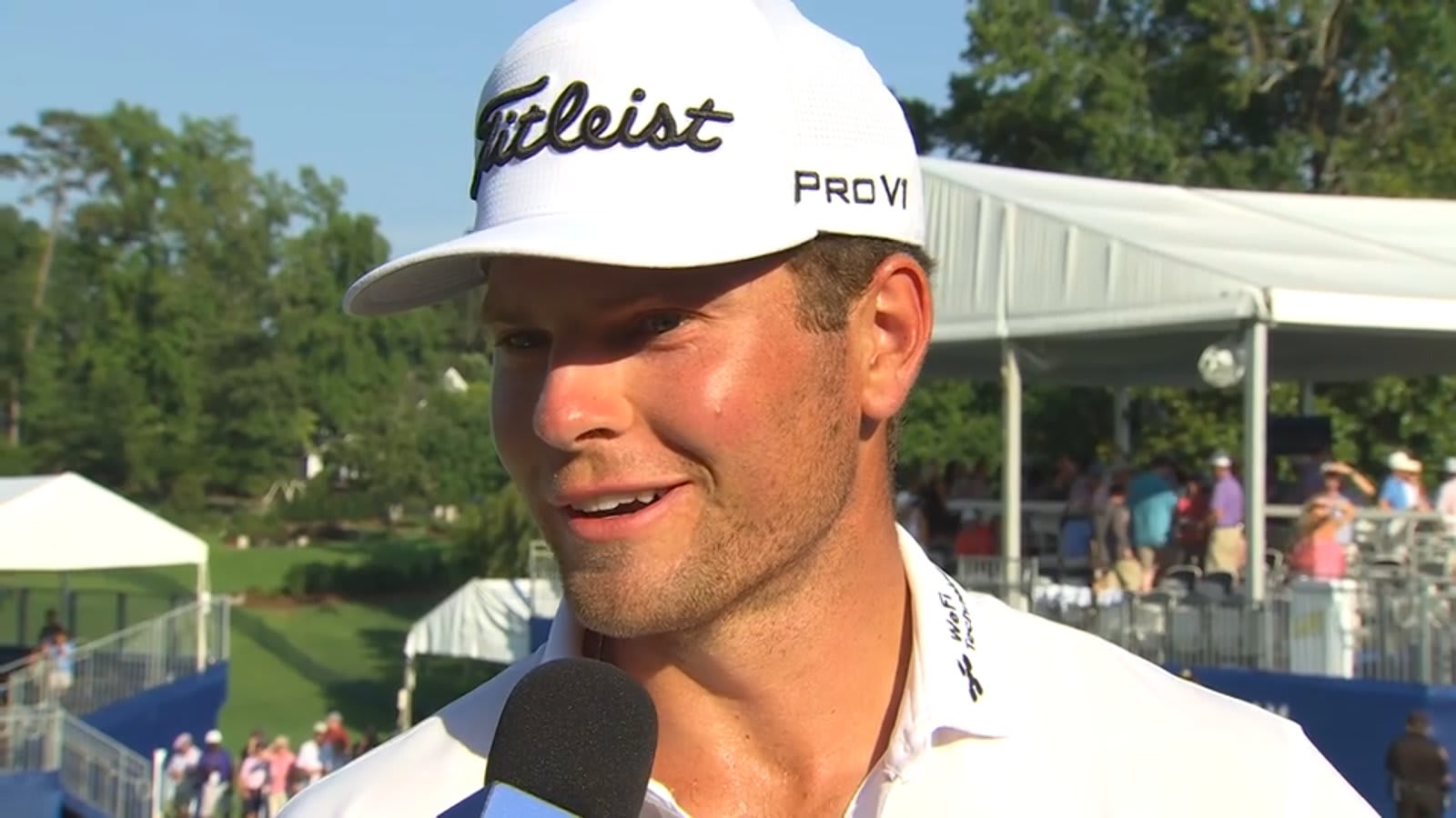 Michael Brennan's interview after winning Wyndham Championship