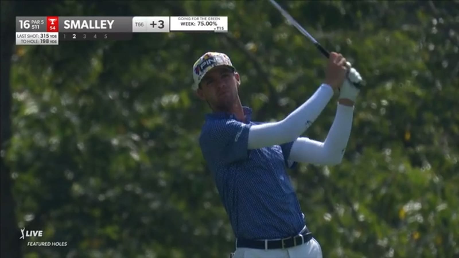 Alex Smalley reaches in two and birdies at FedEx St. Jude