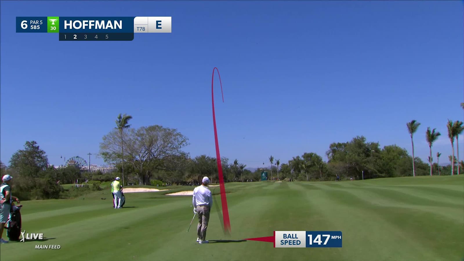 Charley Hoffman peels off nice fade to set up birdie at Mexico Open