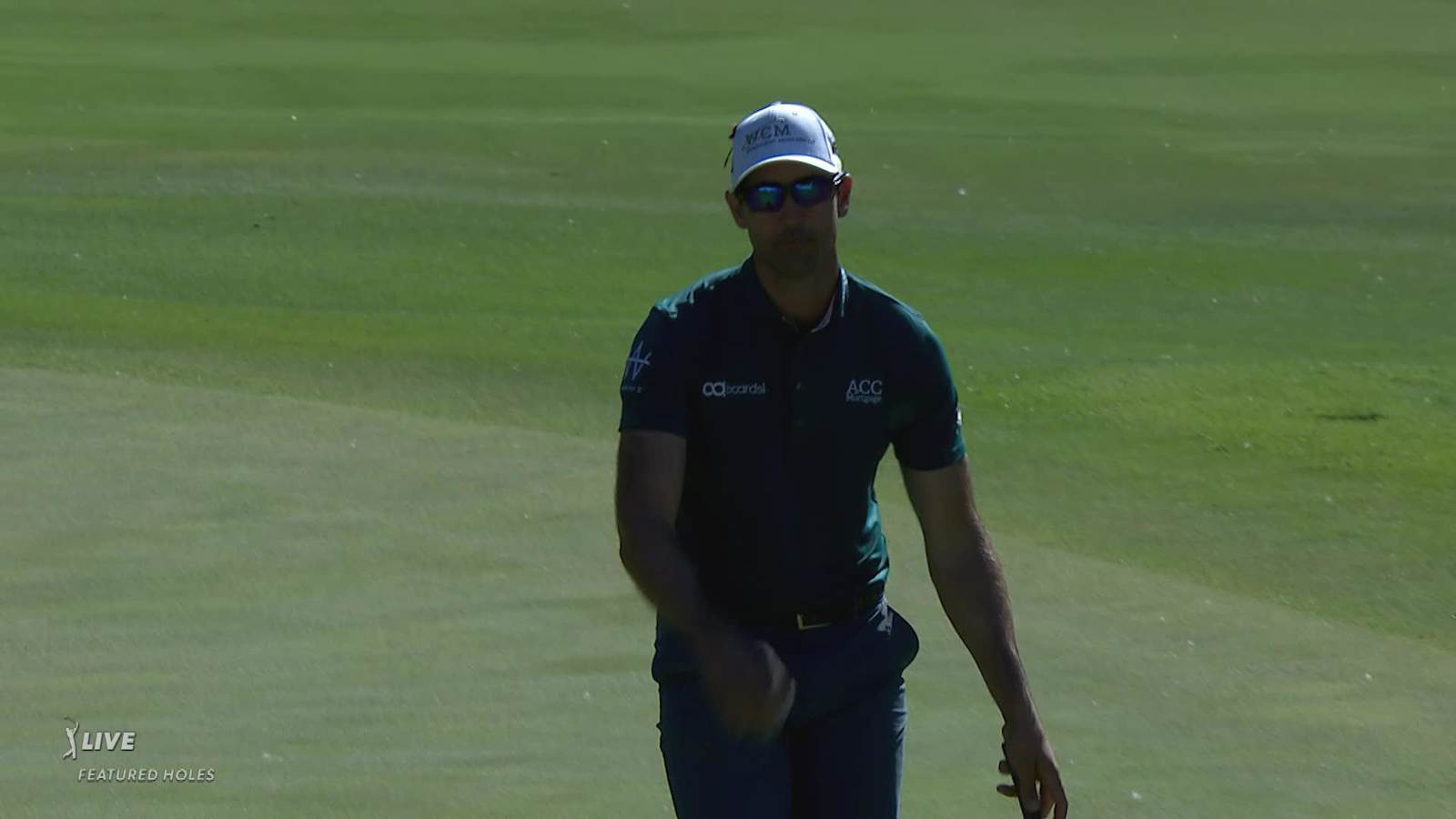 Cameron Tringale makes birdie on No. 8 at Charles Schwab