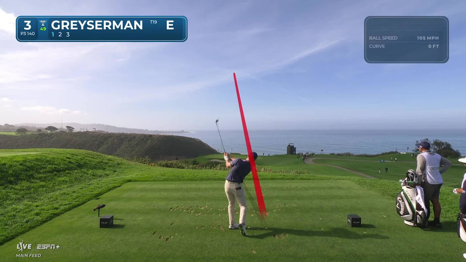 Max Greyserman's tight tee shot leads to birdie at The Genesis