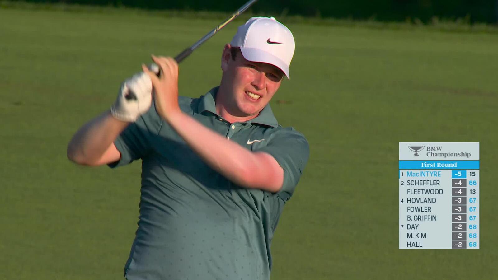 Robert MacIntyre makes birdie on No. 16 at BMW Championship