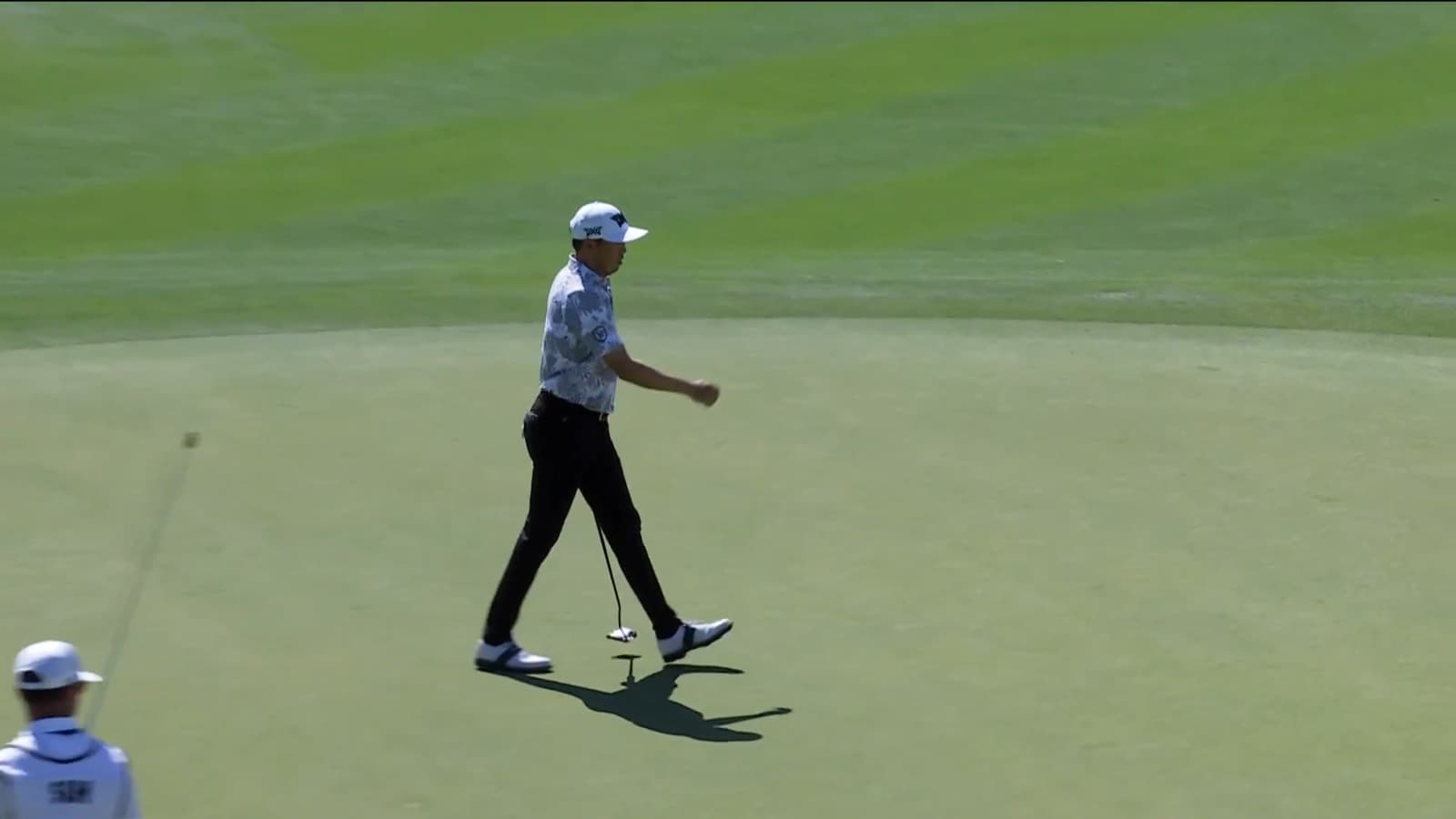 David Lipsky drains a 33-foot birdie putt at Mexico Open