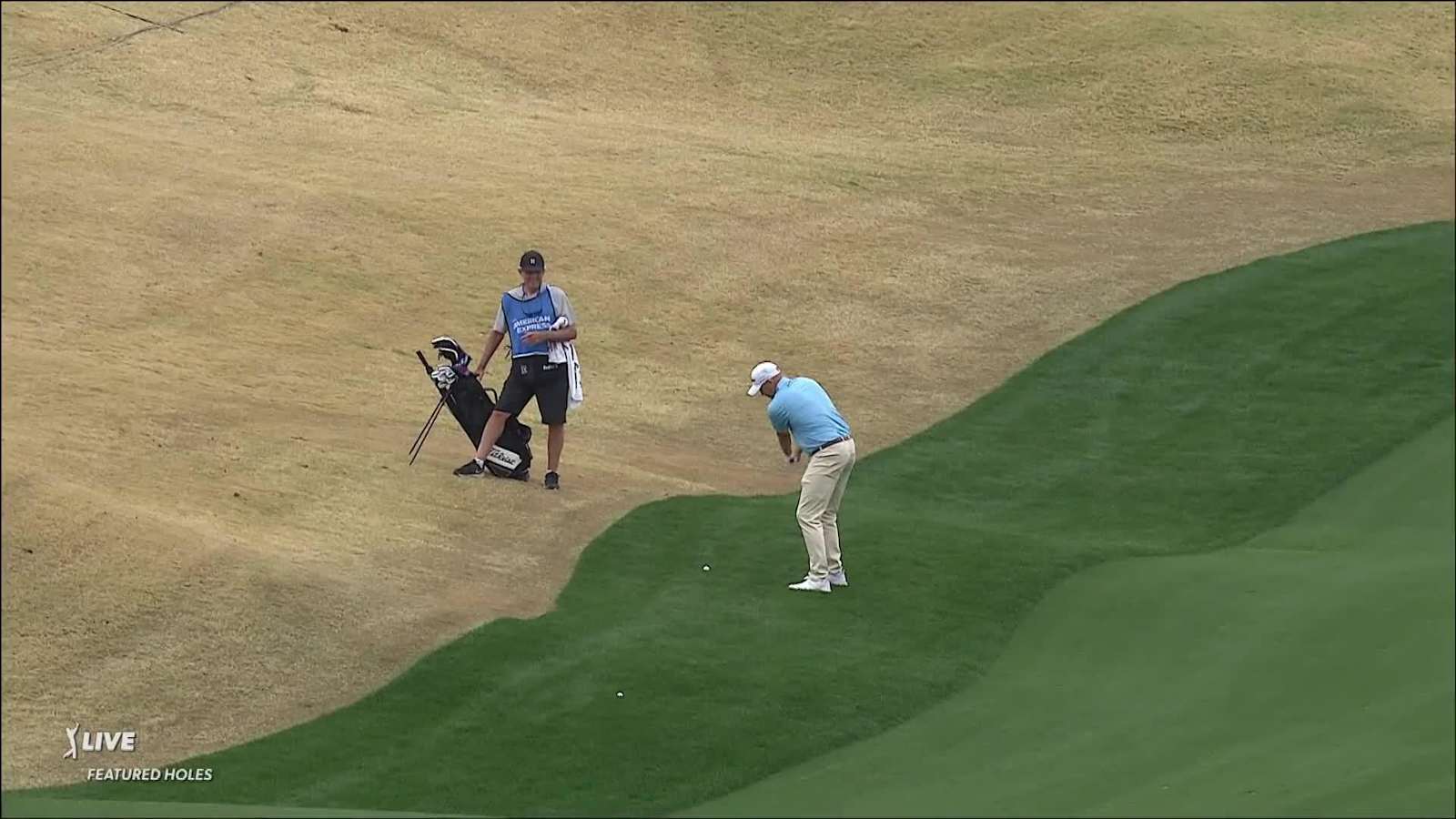 Bill Haas spins wedge and birdies at The American Express