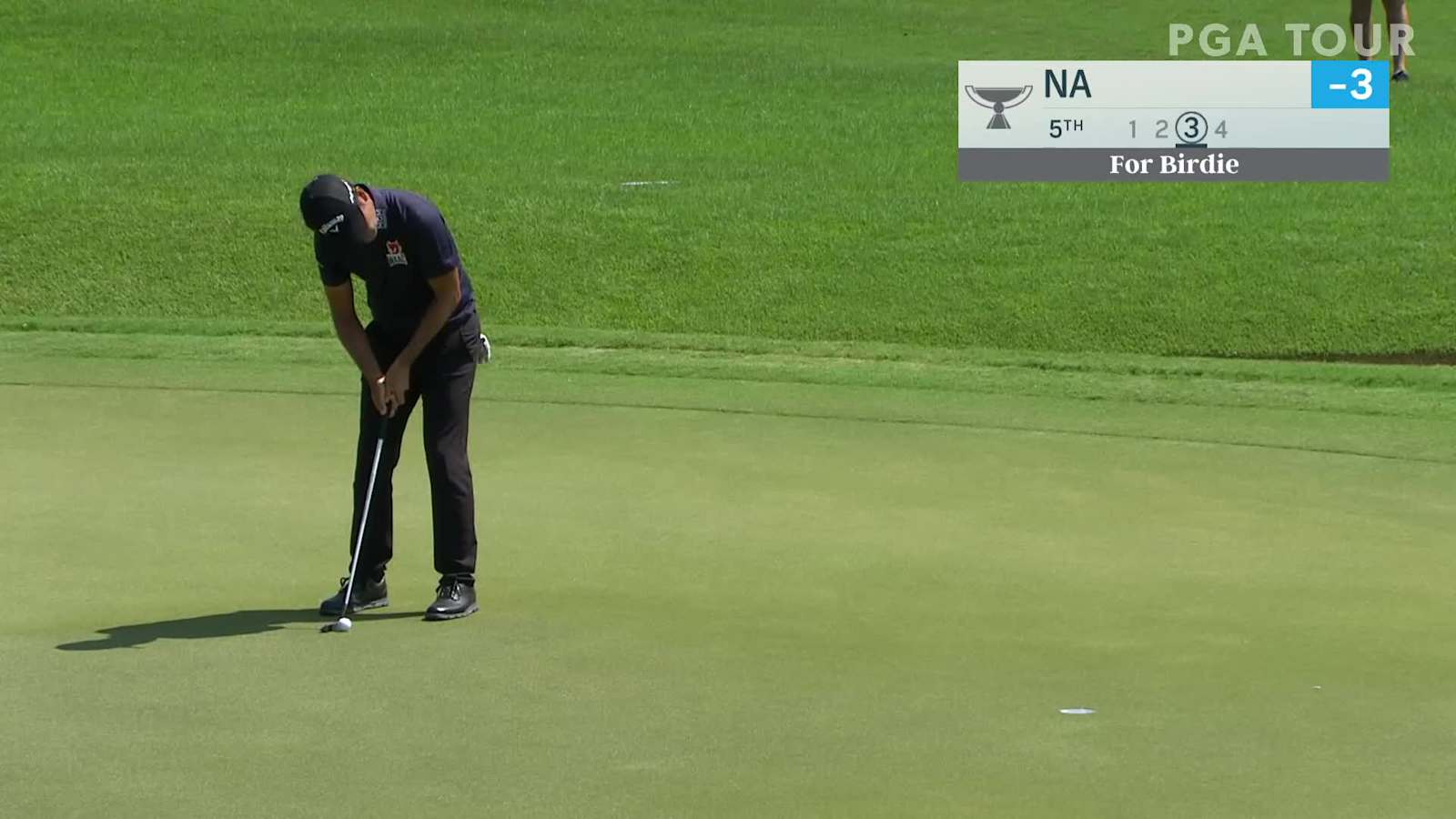 Kevin Na makes birdie on No. 5 in Round 3 at TOUR Championship