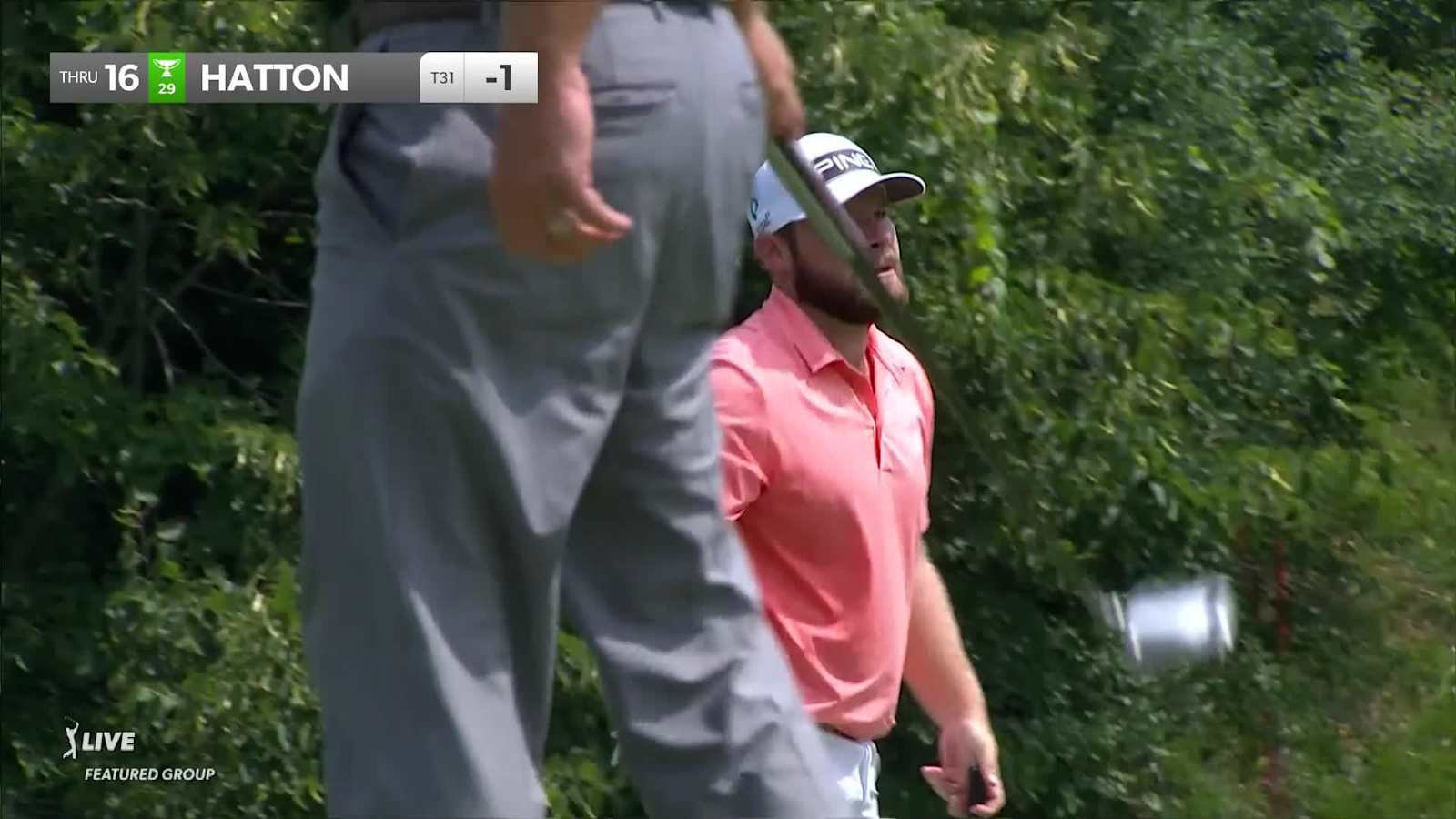 Tyrrell Hatton makes birdie on No. 16 at BMW Championship