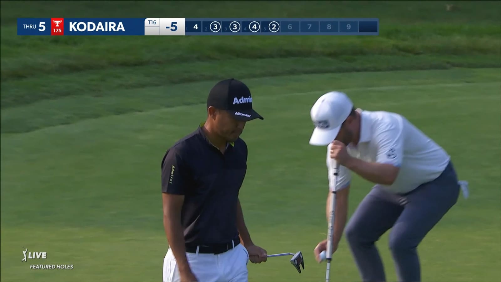 Satoshi Kodaira curls in 20-footer for fourth-straight birdie at Rocket Mortgage