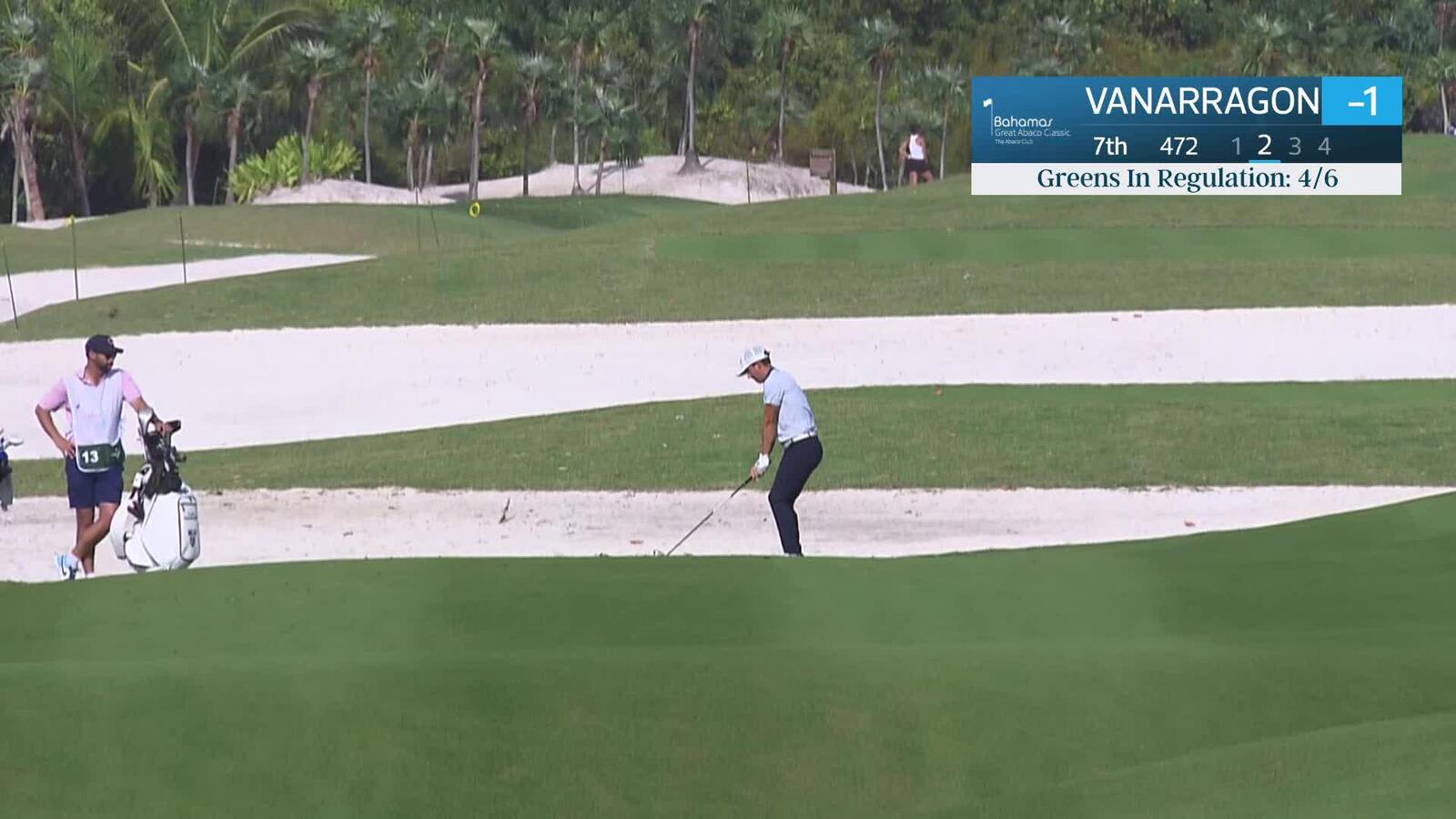Caleb VanArragon makes birdie on No. 7 at Great Abaco Classic